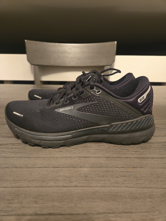 Brooks Shoes - Brooks Adrenaline GTS 22 Women 10.5 Running Shoes Black Reflectors 1203531B020